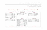 Transponder and Remote Controls (manual programming ) · PDF fileimmooff.wordpress.com 2 astro van/wagon 1997 ² 1999 astro van/wagon 2000 -2001 astro van/wagon 2002 -2003 avalanche.....