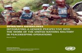 DPKO/DFS GUIDELINES - United Nations Peacekeeping · PDF fileDPKO/DFS GUIDELINES ... inform the planning process as well as the operational activities of the military ... (HOMC), planners,