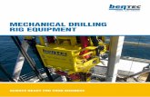 Mechanical drilling rig equipMent - Bentec · PDF fileMechanical drilling rig equipMent ... and has been supplying packages that are successfully operating in all ... in designing