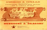 SWORDS & SPELLS - American Roads: US auto trails and · PDF fileSWORDS & SPELLS RULES FOR LARGE ... Druid . Breath Weapons & Special Attacks , . , ... All missile fire, spell casting,