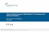 Everest Group’s PEAK Matrix for Banking AO Service · PDF file... beyond those included in the analysis Confidentiality: Everest Group takes its ... Bank, Commonwealth Bank ... Everest