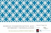 MOBILE COMMUNICATION AND Internet of Things in 5G …web.uettaxila.edu.pk/CMS/2017/SPR2017/teMCITms/notes/MCITLectur… · GSM and related "2G" and "2.5G" standards including GPRS