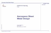 Aerospace Sheet Metal Design - Freeyvonet.florent.free.fr/SERVEUR/COURS CATIA/CATIA...-Create and modify the design of a Hydro-formed Sheetmetal Part-Generate and draw a flattened
