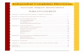TABLE OF CONTENTS - Welcome to IPID Internet | IPID · PDF file · 2015-12-02TABLE OF CONTENTS Chapter 1: Foreword by the Minister of Safety and Security ..... 1 Chapter 2: Introduction