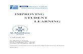IMPROVING STUDENT LEARNING - St. Matthew · PDF fileChapter 3D Data Analysis ... Chapter 3G Support for student spiritual, ... expectations and protocols of the Improving Student Learning