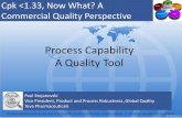 Process Capability A Quality Tool -  · PDF fileCpk