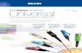 FiberExpress Brilliance Universal - belden.com fiber optic expertise, ... and terminate fiber connectors. It comes fully loaded with cutting and stripping tools, safety and cleaning