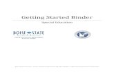 Getting Started Binder - media.idahotc.commedia.idahotc.com/pdf/GSBP.pdf · Getting Started Binder Scavenger Hunt 1. ... Tier 1 Core Tier 2 Strategic Tier 3 Intensive READING Curriculum/Interventions