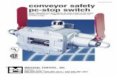 conveyor safety pc-stop switch - Material Control, Inc safety pc-stop switch cable operated conveyor safety pc-stop switch is the finest switch of its kind — rugged construction