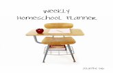 Weekly Homeschool  · PDF fileWeekly Homeschool Planner School Year: ... Curriculum Plan 118 Yearly Plans and Evaluation 120 ... ABeka Lesson 6 Flash cards