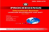 International Seminar “Language Maintenance and Shift ...eprints.undip.ac.id/54026/1/International_Proceeding_UNDIP_July__2... · PERSONAL NAMES AND LANGUAGE SHIFT IN EAST JAVA