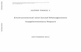 Environmental and Social Management Supplementary Reportdocuments.worldbank.org/curated/pt/639331468038953414/pdf/E265…1.2 Purpose and scope of Supplementary Report ... 2.1.5 Choice