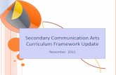 Secondary Communication Arts Curriculum … CA...P E S OOL I NT P LAN ... Communication Arts Curriculum Framework and Curriculum Guide, recognizing that support from school administrators,