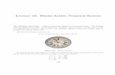Lecture 19. Hindu-Arabic Numeral System - UHshanyuji/History/h-19.pdf · Lecture 19. Hindu-Arabic Numeral System ... made possible by the general introduction of the Hindu-Arabic