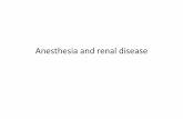 Anesthesia and renal disease plain.ppt - wickUPwickup.weebly.com/uploads/1/0/3/6/10368008/anesthesia_and_renal... · Autonomic nervous system • Cardiac ... drugs. – Frequent transfusions