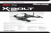Assembly Manual - Ares RCares-rc.com/Z-line/X-Bolt/X-Bolt_Manual.pdf · Assembly Manual Product specifications are subject to change without notice. Due to ongoing development, the