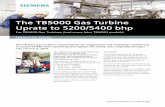 The TB5000 Gas Turbine Uprate to 5200/5400 bhp · PDF fileThe TB type gas turbine, ... The TB5000 Gas Turbine Uprate to 5200/5400 bhp For TB5000 Gas Turbines ... 5000 6000 ISO Rating