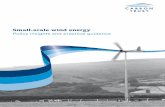 Small-scale wind energy - Carbon Trust · PDF fileSmall-scale wind energy covers small wind turbines rated less than 50 kW, ... electricity generated and carbon saved by a small wind