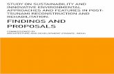 approacheS and FeatureS in poSt- tSunami … on SuStainability and innovative environmental approacheS and FeatureS in poSt-tSunami reconStruction and rehabilitation: FindingS and