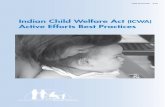 Indian Child Welfare Act (ICWA) Active Efforts Best · PDF file · 2011-01-24Indian Child Welfare Act (ICWA) Active Efforts Best Practices ... that reflect the unique values of Indian
