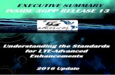 Understanding the Standards for LTE-Advanced ... - 4G · PDF fileInside 3GPP Release 13: Understanding the Standards for LTE ... with an LTE radio bearer, ... single- and multi- radio