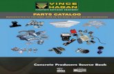 Concrete Batching Plant Parts Catalog CATALOG Replacement Parts For Vince Hagan, CON-E-CO, Erie Strayer, Stephens and other manufacturers Concrete Producers Source Book