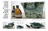 Wine Bag Tutorial - Sew Mama · PDF fileWine Bag Tutorial Perfect gift for the person who has everything! for Sew Mama Sew ... marker. page 5. page 6 and sew around exterior Do not