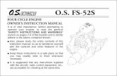 'SAFETY INSTRUCTIONS AND WARNINGS' - Hobbico, Inc.manuals.hobbico.com/osm/fs-52s-manual.pdf · safety instructions and warnings about your o.s. engine introduction,basic engine parts