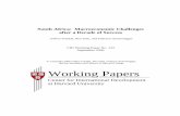 CID Working Paper No. 133 :: South Africa: Macroeconomic ... · PDF fileSouth Africa project Macroeconomic Challenges after a Decade of Success 2 South Africa: Macroeconomic Challenges