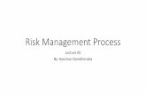 Risk Management Process - Welcome to CA Sri Lanka 05.pdfRisk Management •Risk measurement ... a business continuity plan ... Lehman Brothers bankruptcy (2008) Toyota unintended acceleration