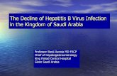 The Decline of Hepatitis B Virus Infection in the Kingdom ... · PDF fileThe Decline of Hepatitis B Virus Infection in the Kingdom of Saudi Arabia. ... Epidemiology of HBV in Saudi