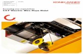 Exceeding your expectations CXT Electric Wire Rope · PDF file · 2013-05-31Exceeding your expectations CXT® Electric Wire Rope Hoist. ... speeding up and extending hoist operation