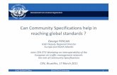 Can Community Specifications help in reaching global ...docbox.etsi.org/...CEN_ETSI_WS_onCommunitySpecifications/ICAO_FI… · – Indication on when States will upgrade CNS/AIM infrastructure