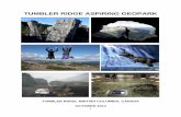 TUMBLER RIDGE ASPIRING GEOPARK - Tumbler Ridge … Submission to UNESCO.pdf · released in 2013 on the Tumbler Ridge Aspiring Geopark: Tumbler Ridge – the Scenery, Tumbler Ridge
