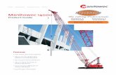 Manitowoc 14000 Crawler Crane load charts - Stevenson Cranestevensoncrane.com/wp-content/uploads/2015/09/14000-Product-Guid… · Optional Export Packaging: basic crane, boom and
