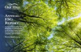 Annual ESG Report - Oak Hill Capital Partnersoakhillcapital.com/.../Oak-Hill-Capital-Partners-2015-ESG-Report.pdf · Annual ESG Report A progress report on the firm’s integration