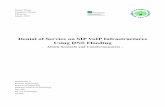 Denial of Service on SIP VoIP Infrastructures Using DNS Flooding · PDF file · 2017-12-26Master Thesis Computer Science Thesis no: March, 2007 Denial of Service on SIP VoIP Infrastructures