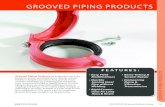GROOVED PiPiNG PRODUctS - National Fire | · PDF file · 2014-05-15Grooved Piping Products are designed for use in fire protection systems and eliminate the need for screwed, ...
