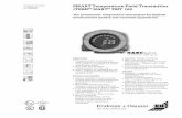 SMARTTemperature Field Transmitter HART TMT 162H/menu/docs/TIs/Temperature/TI086RAE_itemp...SMARTTemperature Field Transmitter ... Typical sensor resistance change when process temperature