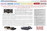 Oculus Rift Virtual Reality Head-Mounted Display - System ... · PDF fileSTMicroelectronics Time of Flight Proximity Sensor in the Apple iPhone 7 Plus HTC Vive Virtual Reality Head-Mounted