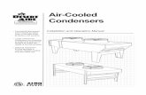 Air-Cooled Condensers - Desert Aire · PDF fileAir-Cooled Condensers. 2. 3 DANGER ... air-cooled condenser manufacturers in the industry. ... Care must also be taken to avoid air recirculation