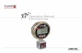 4871 XP2i-DP Operation Manual Rev F XP2 DP Manual.pdf · Thank you for choosing the XP2i-DP Digital Test Gauge from Crystal Engineering Corporation. ... Do not use the RS-232 connector