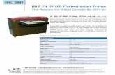 GO F-24 UV LED Flatbed Inkjet Printer - Graphics One, · PDF fileInterWave Dot Technology Yes Laser Printhead Protection Yes Jigs Standard and custom jigs available Software RIP F-24