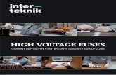 HIGH VOLTAGE FUSES - inter- · PDF filecan see the blown fuse and also automatically ... FUSE WITH OPTICAL INDICATOR ... Our high-voltage high-breaking-capacity fuse links open the