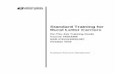 Standard Training for Rural Letter Carriers · PDF fileStandard Training for Rural Letter Carriers OJT Guide Introduction to On-the-Job Training The Standard Training for Rural Letter