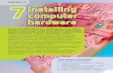 7Installing computer hardware - Pearson Schools and FE · PDF file · 2017-07-12the skills and techniques used by ICT professionals to replace and upgrade computer hardware. ... hardware