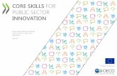 Core skills for public sector innovation - · PDF fileservice leaders, and almost half of ... policies and practices does not often extend beyond a ... Core skills for public sector