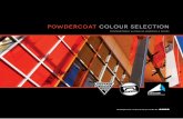 POWDERCOAT COLOUR SELECTION - AWS - … Colour... · powdercoat colour selections by contemporary aluminium windows & doors powdercoat colour selection