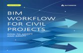BIM WORKFLOW FOR CIVIL PROJECTS - · PDF fileBIM WORKFLOW FOR CIVIL PROJECTS EXECUTIVE SUMMARY 3 The move toward a complete Building Information Modeling (BIM) workflow on civil infrastructure
