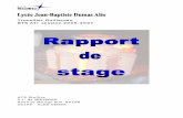 Trocellier Guillaume BTS ATI session 2005-2007rapstatiales.free.fr/rapports/Trocellier.pdf · Lycée Jean-Baptiste Dumas Rapport de stage – BTS ATI Trocellier Guillaume Page 7/50